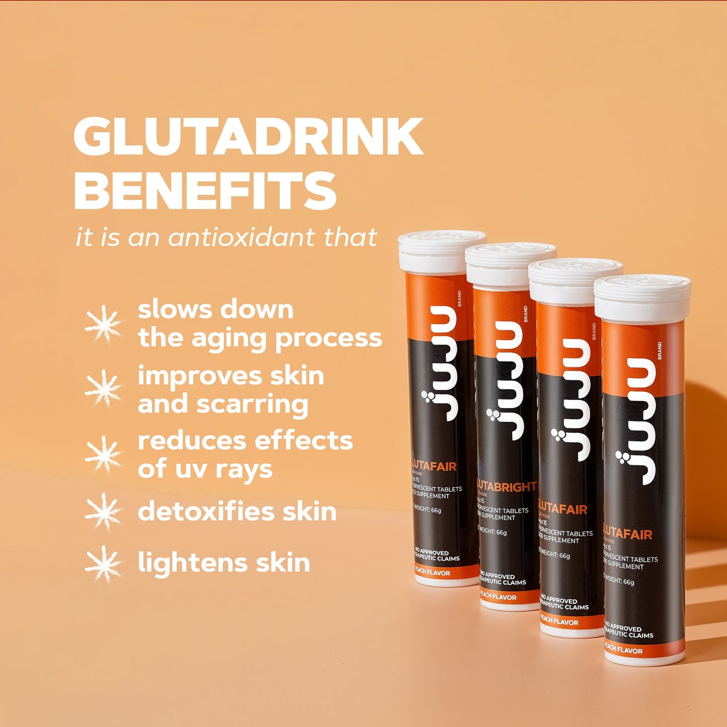 JUJU GLUTAFAIR GLUTATHIONE TABLETS