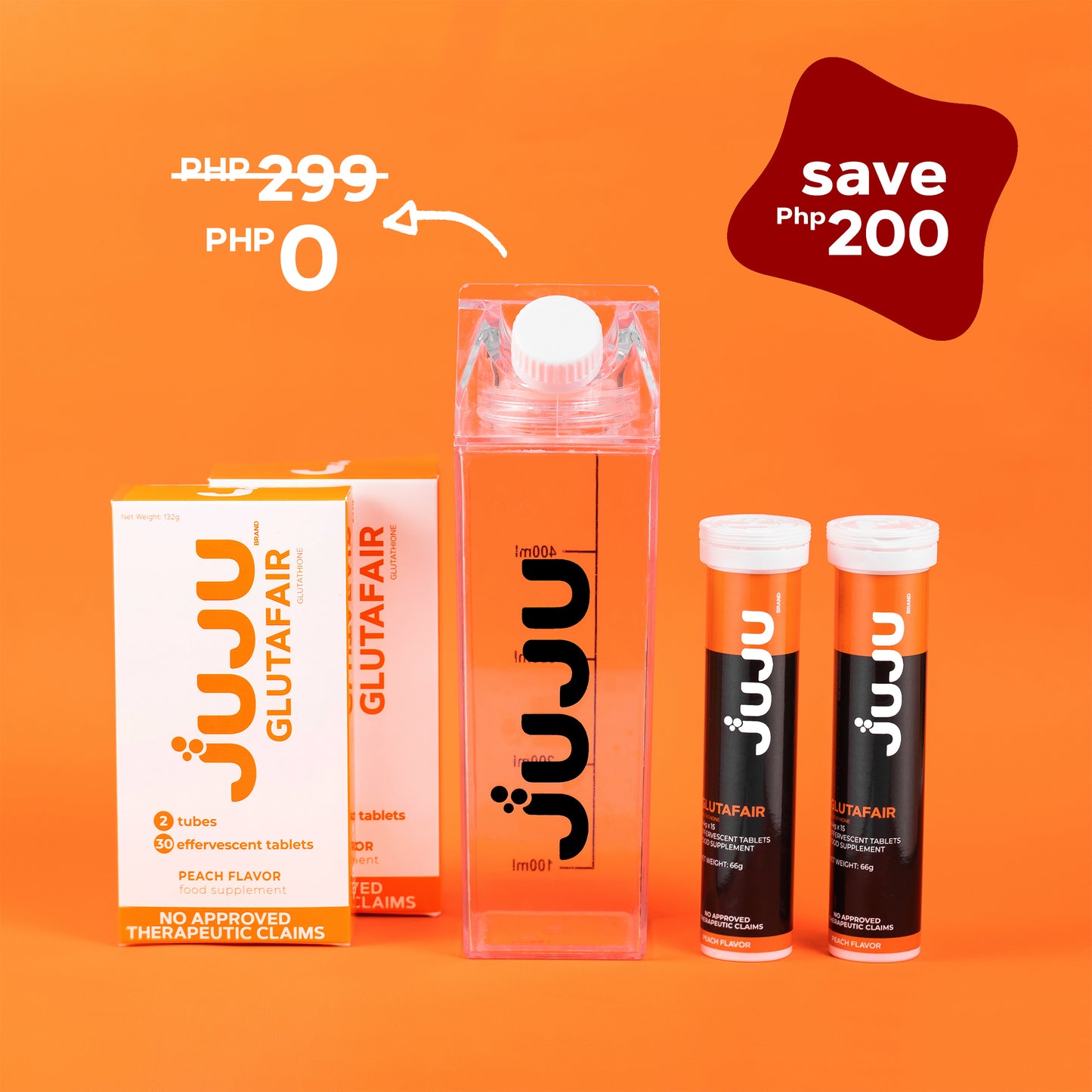 JUJU GLUTAFAIR GLUTATHIONE TABLETS
