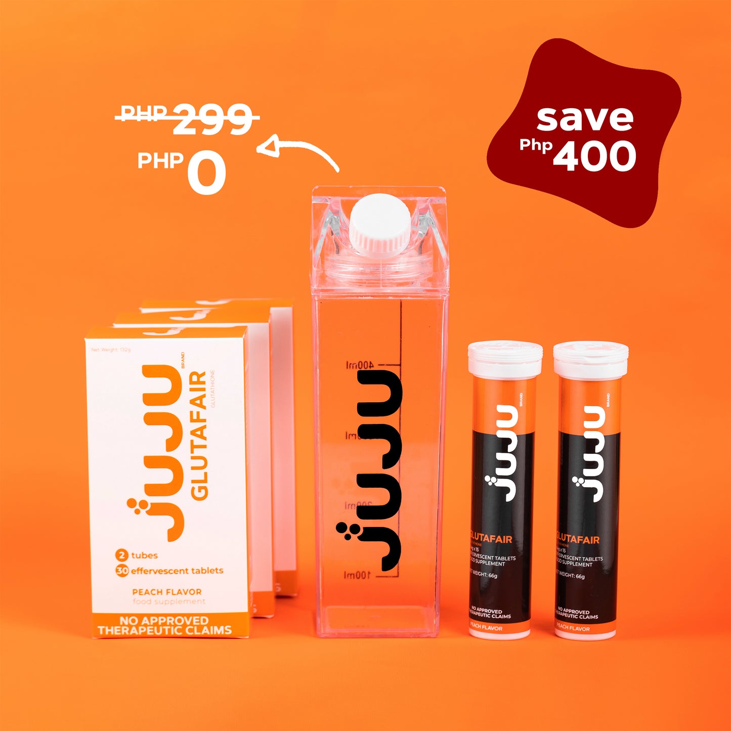 JUJU GLUTAFAIR GLUTATHIONE TABLETS