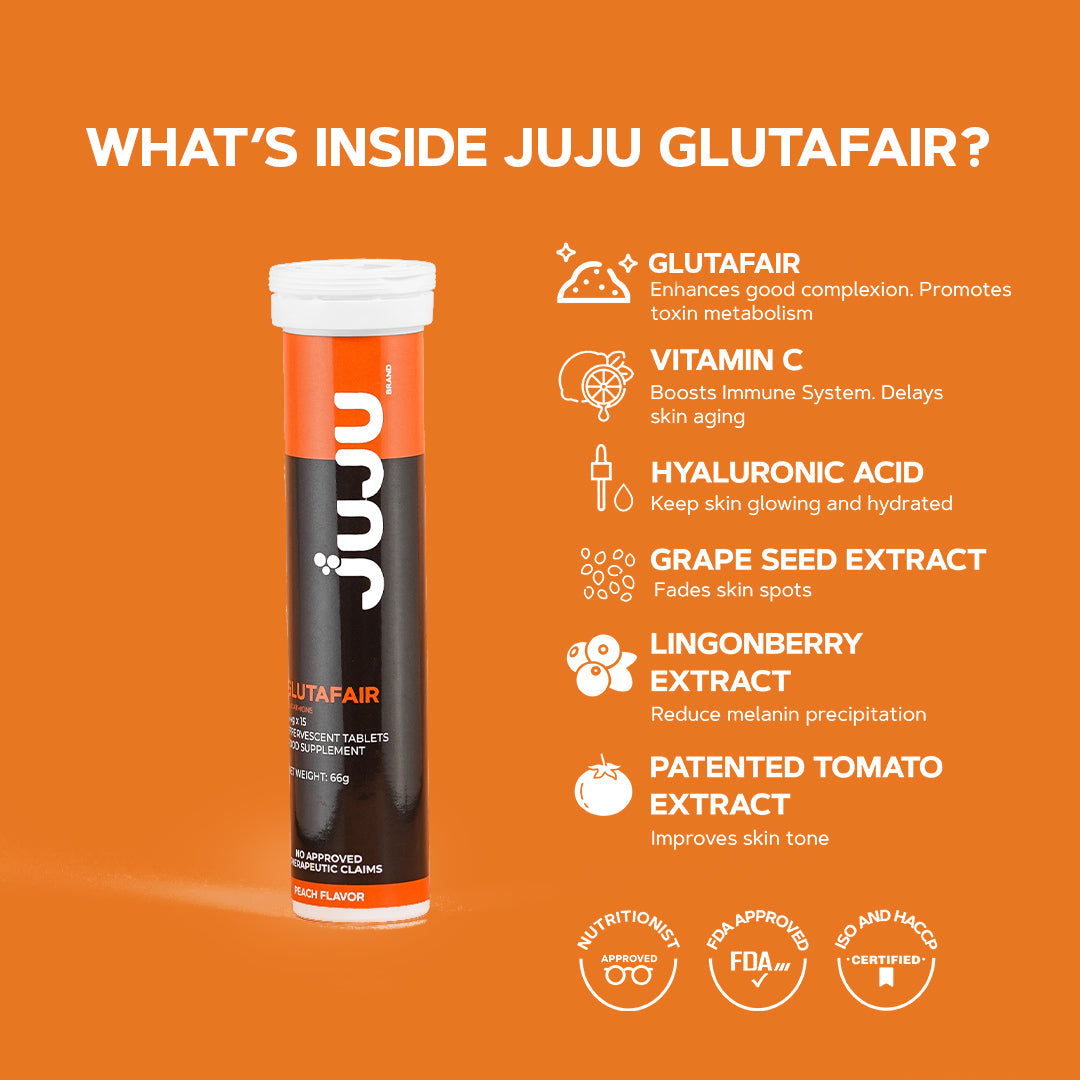 JUJU GLUTAFAIR GLUTATHIONE TABLETS